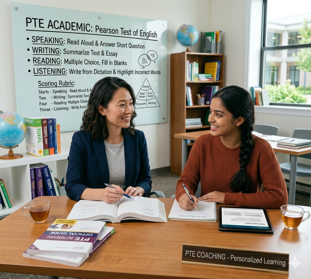Premier PTE Coaching in Vadodara | Get Fast Results with Yukon Overseas.